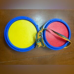 Kids Rhythm Stepping Pals - Yellow & Red Activity Pads